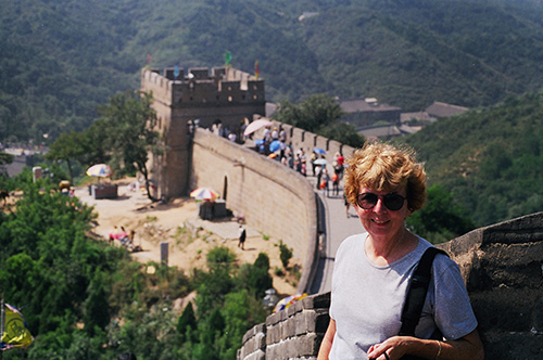 Di at Great Wall